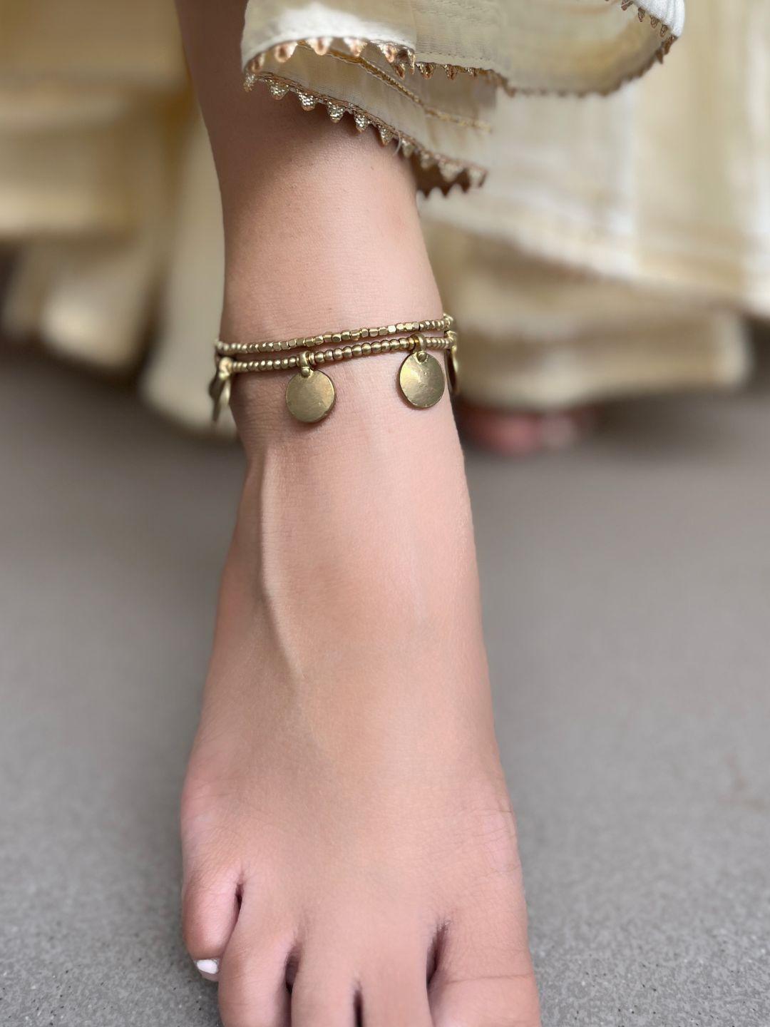 Banjara Disc Layered Anklet
