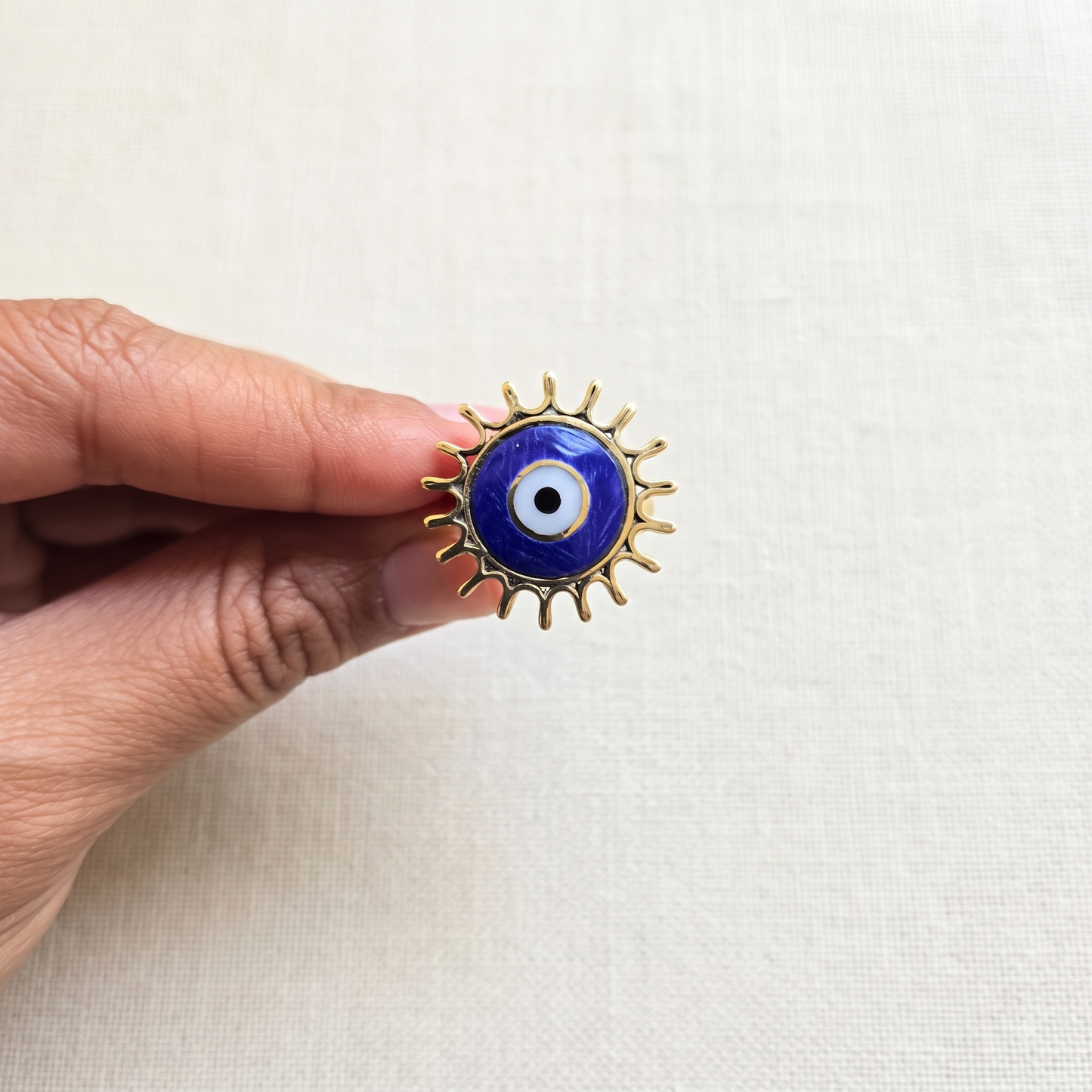 Evil eye ring