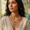 Clear Crystal Layered necklace