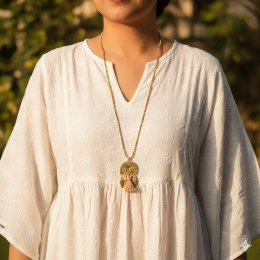 Chandrika long necklace