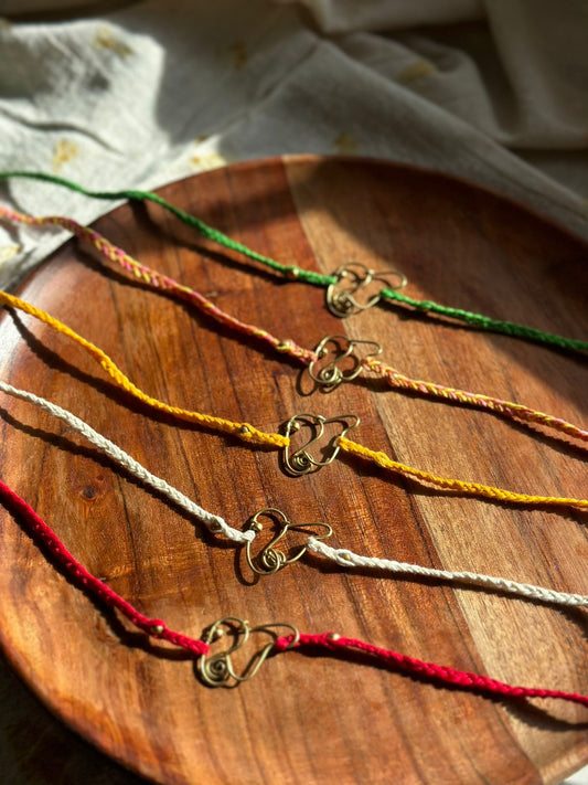 Ganesha Rakhis - Set of 5