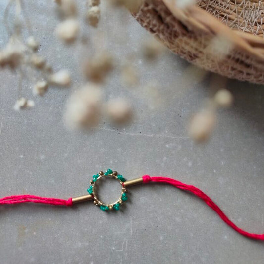 Circle Of Life Rakhi - Red