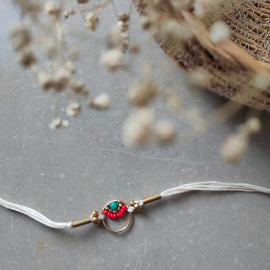 Circle Of Life Rakhi - Off White