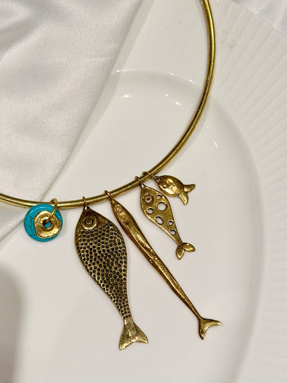 Fish Hansli Necklace