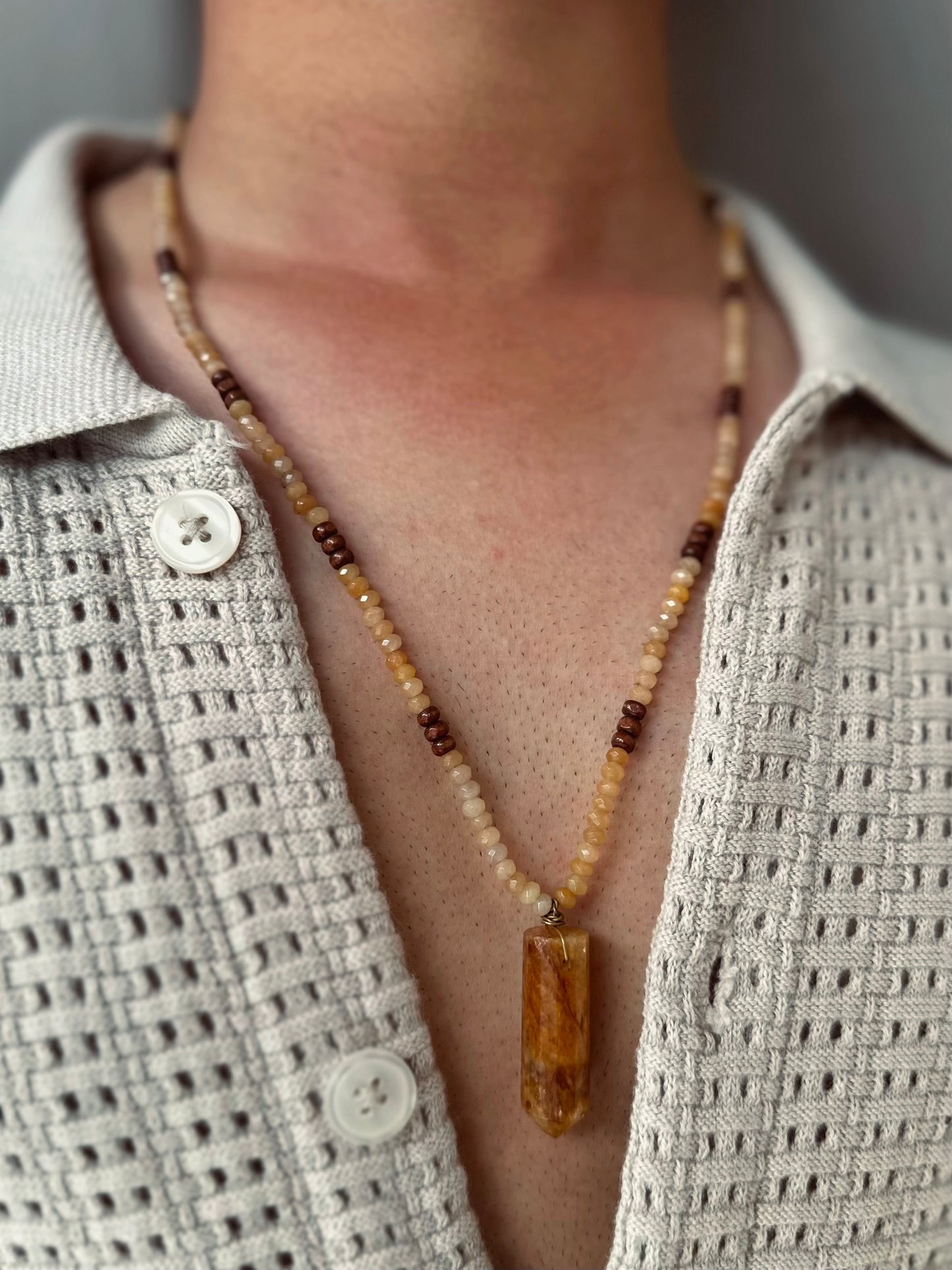 The Cocktail Beaded Pendant