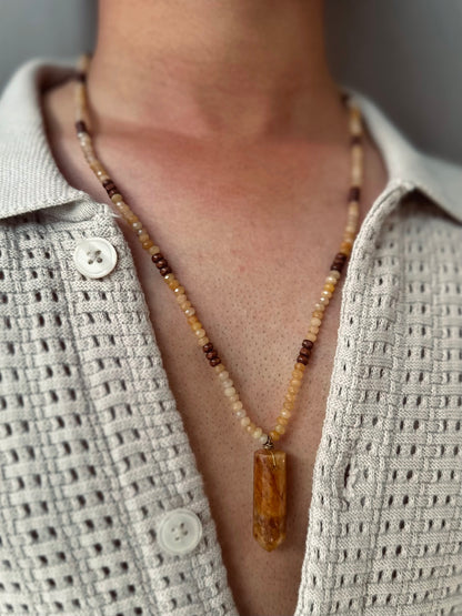 The Cocktail Beaded Pendant