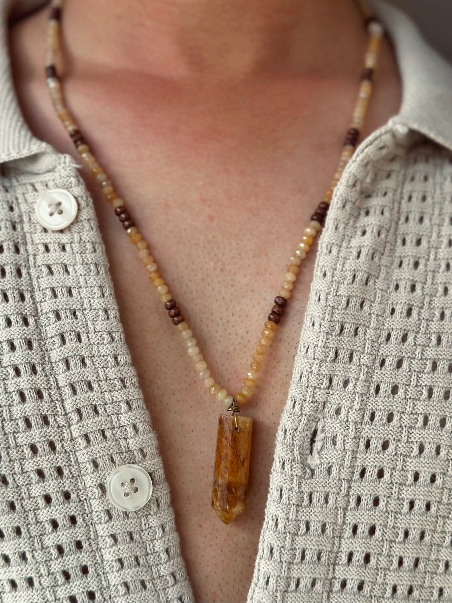 The Cocktail Beaded Pendant