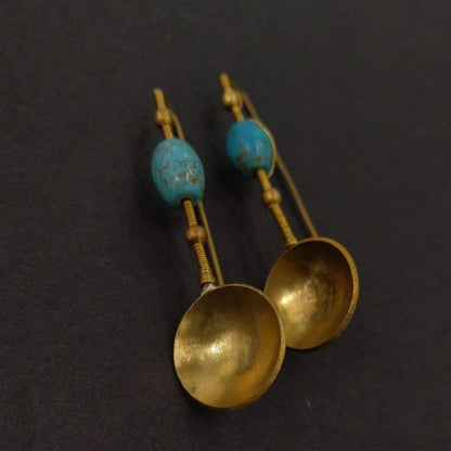 Turquoise dome hooks