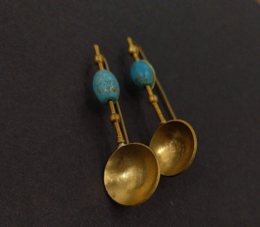 Turquoise dome hooks