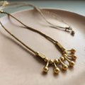 Marigold Brass Necklace