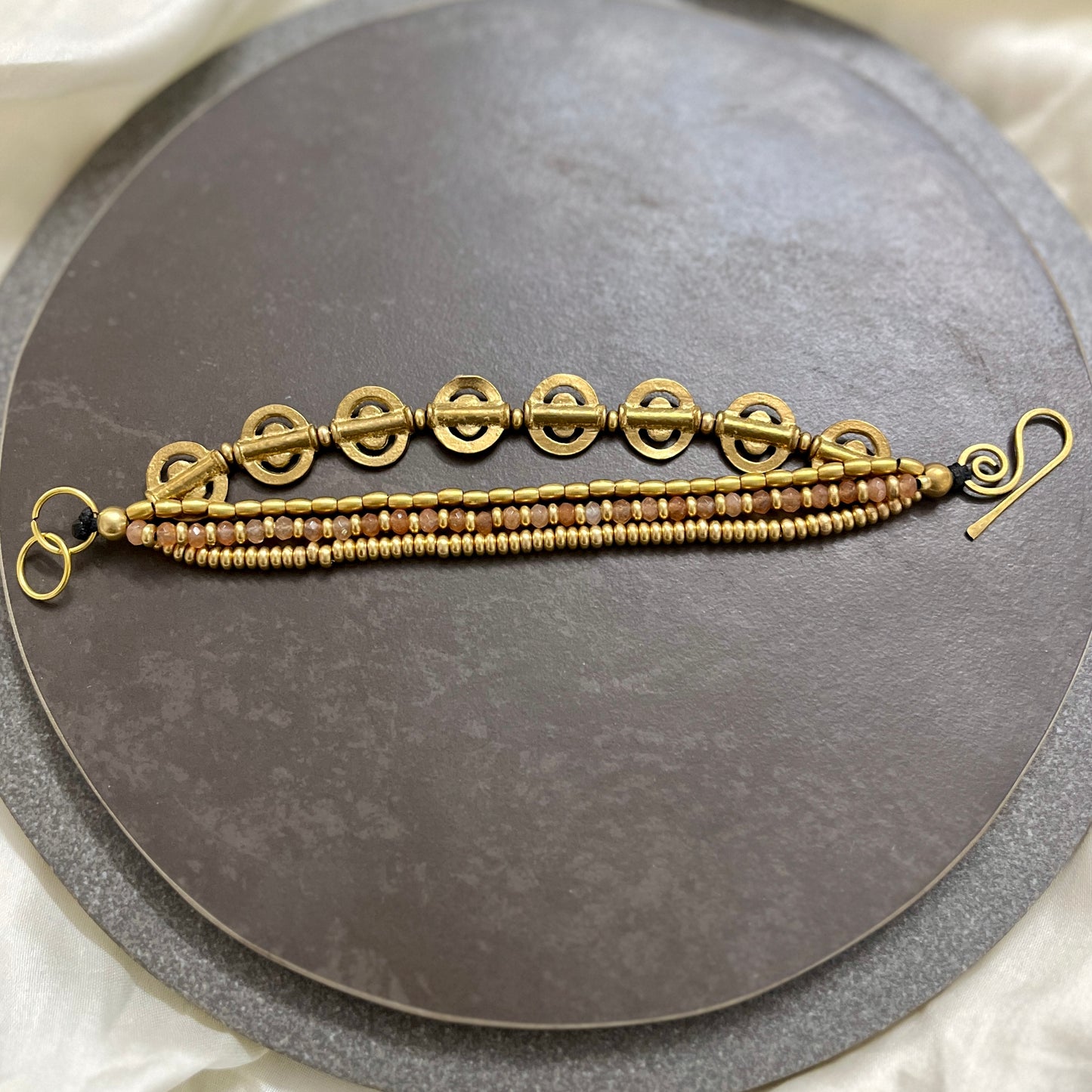 Layered Bracelet - Circular Charms