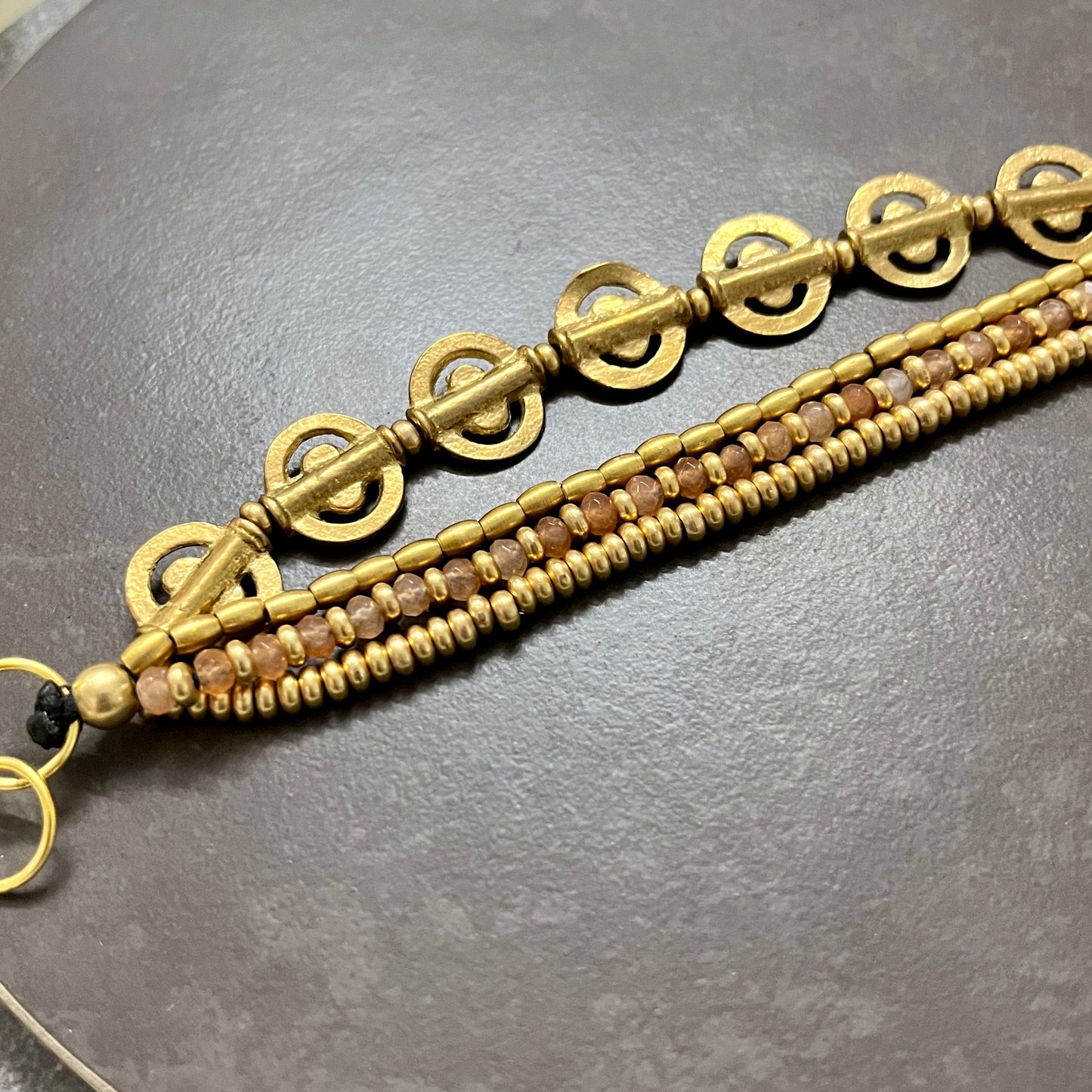 Layered Bracelet - Circular Charms