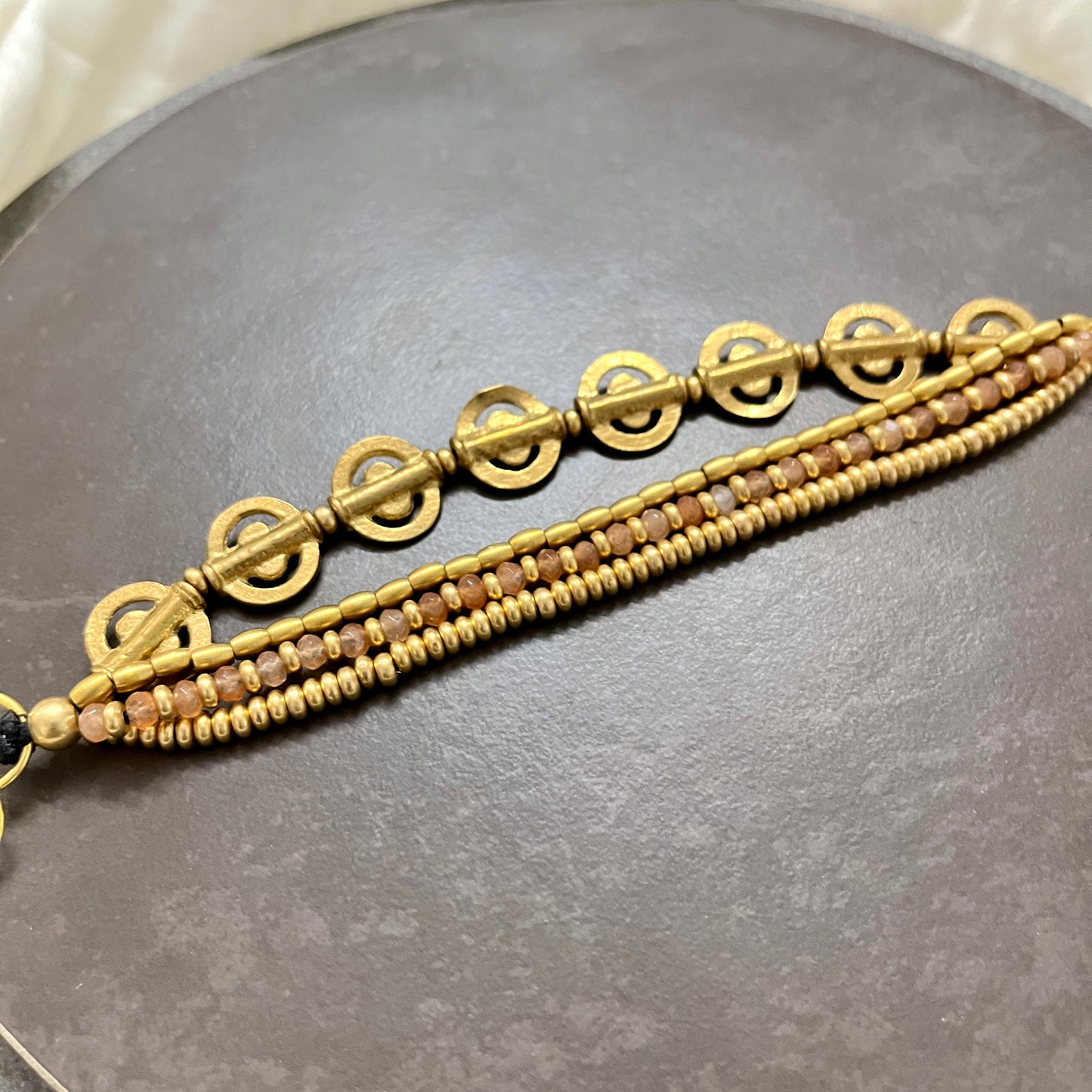 Layered Bracelet - Circular Charms