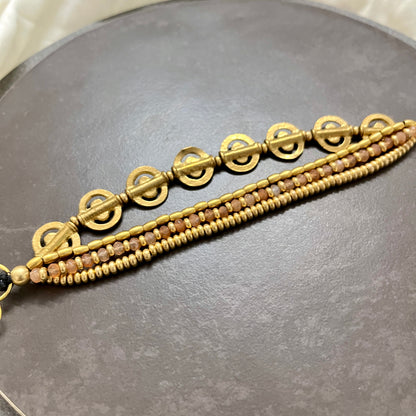 Layered Bracelet - Circular Charms