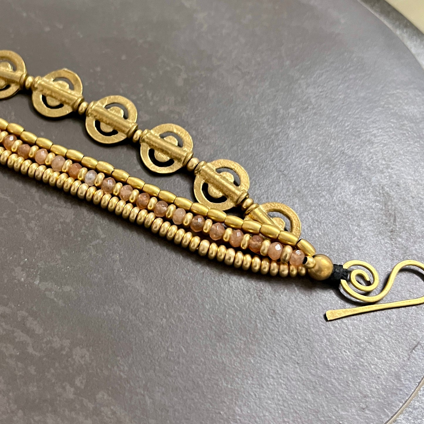 Layered Bracelet - Circular Charms