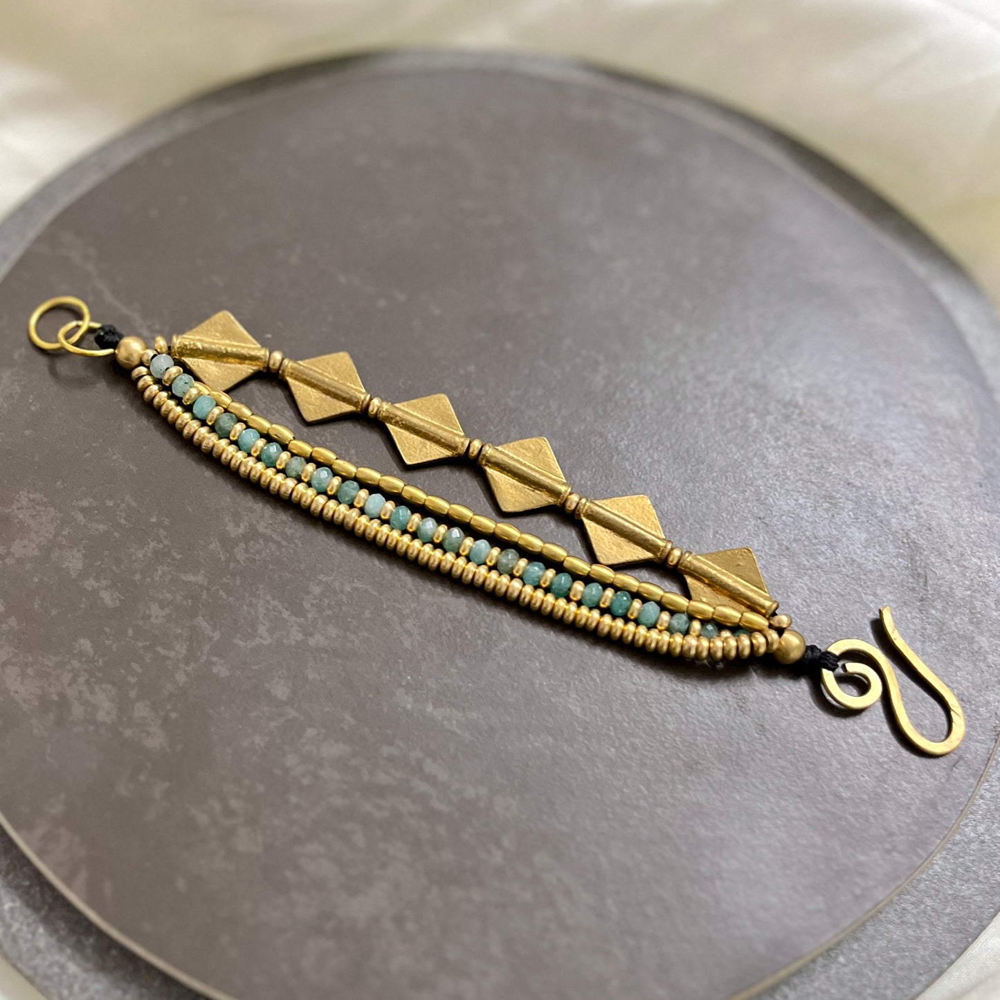 Layered Bracelet - Diamond Charms