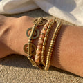 Layered Bracelet - Circular Charms