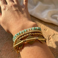 Layered Bracelet - Diamond Charms