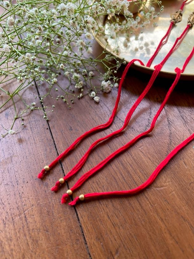 Brass Bead Rakhi