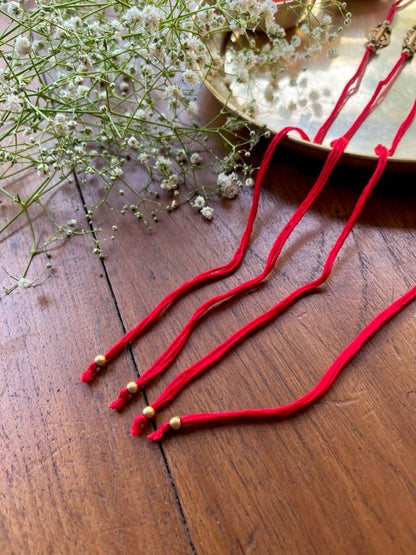 Brass Bead Rakhi