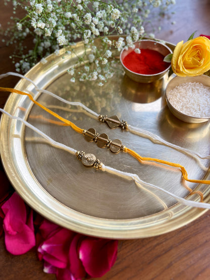 Brass Beads Rakhis