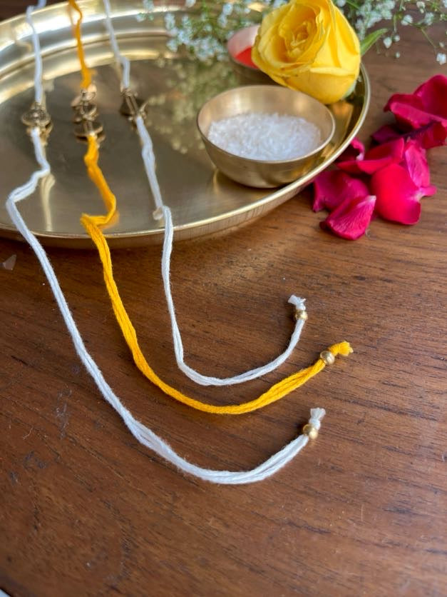 Brass Beads Rakhis