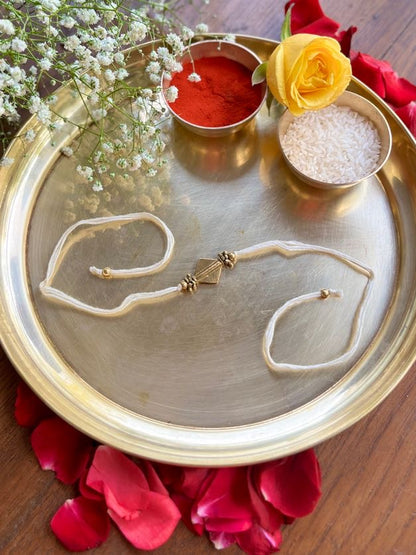 Brass Beads Rakhis
