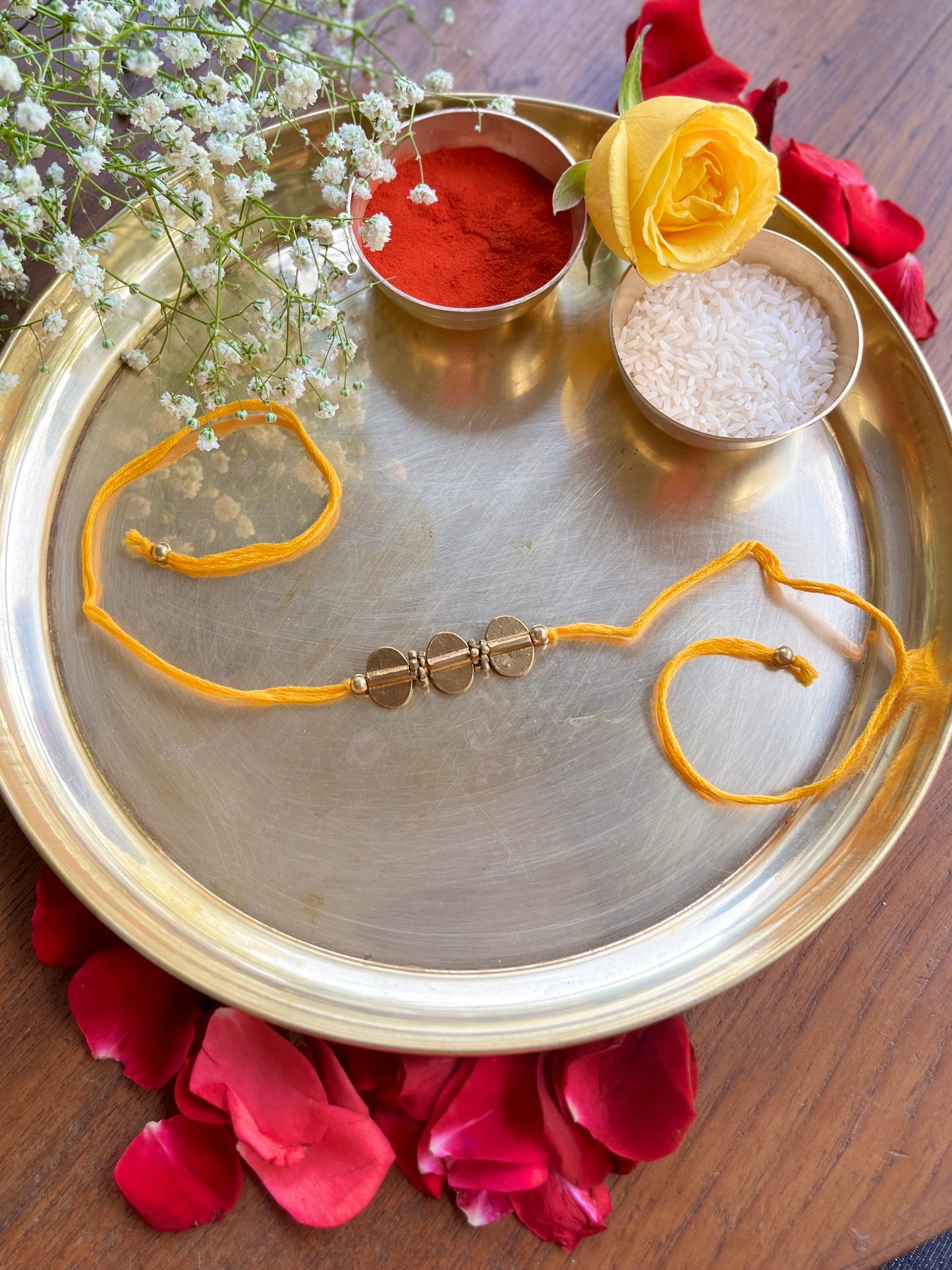 Brass Beads Rakhis