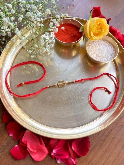 Brass Bead Rakhi