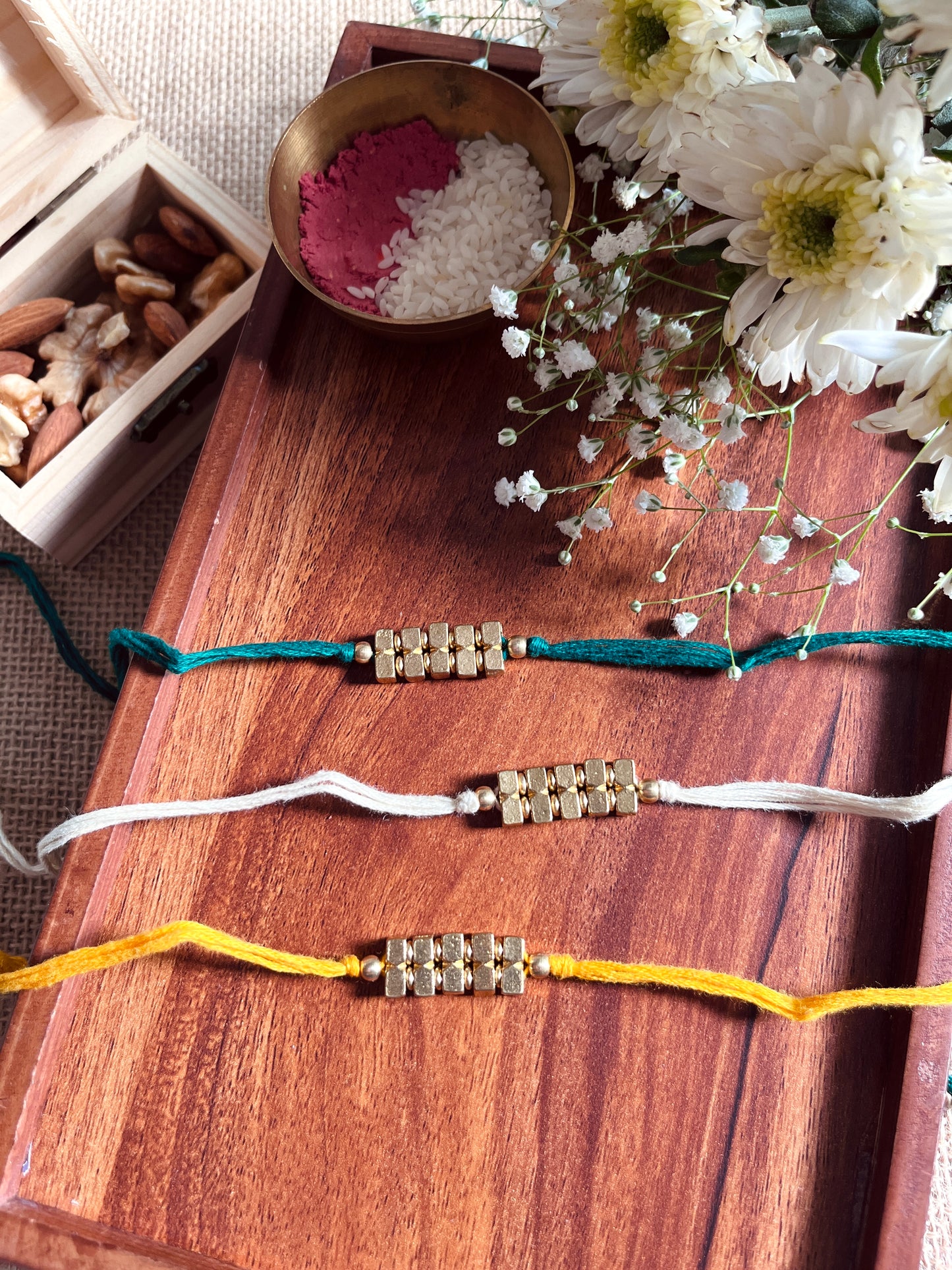 Trinity Gold Rakhi