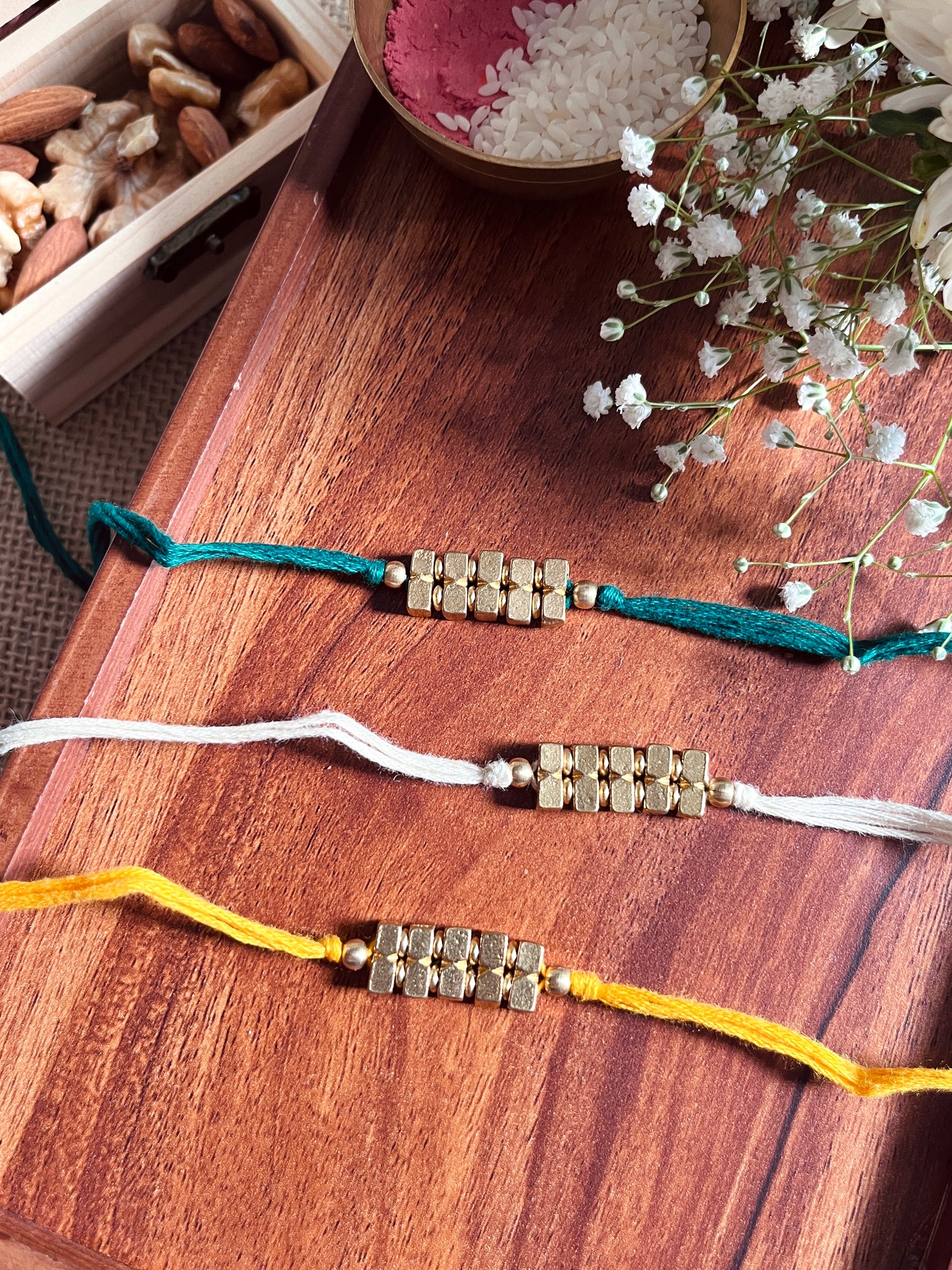 Trinity Gold Rakhi