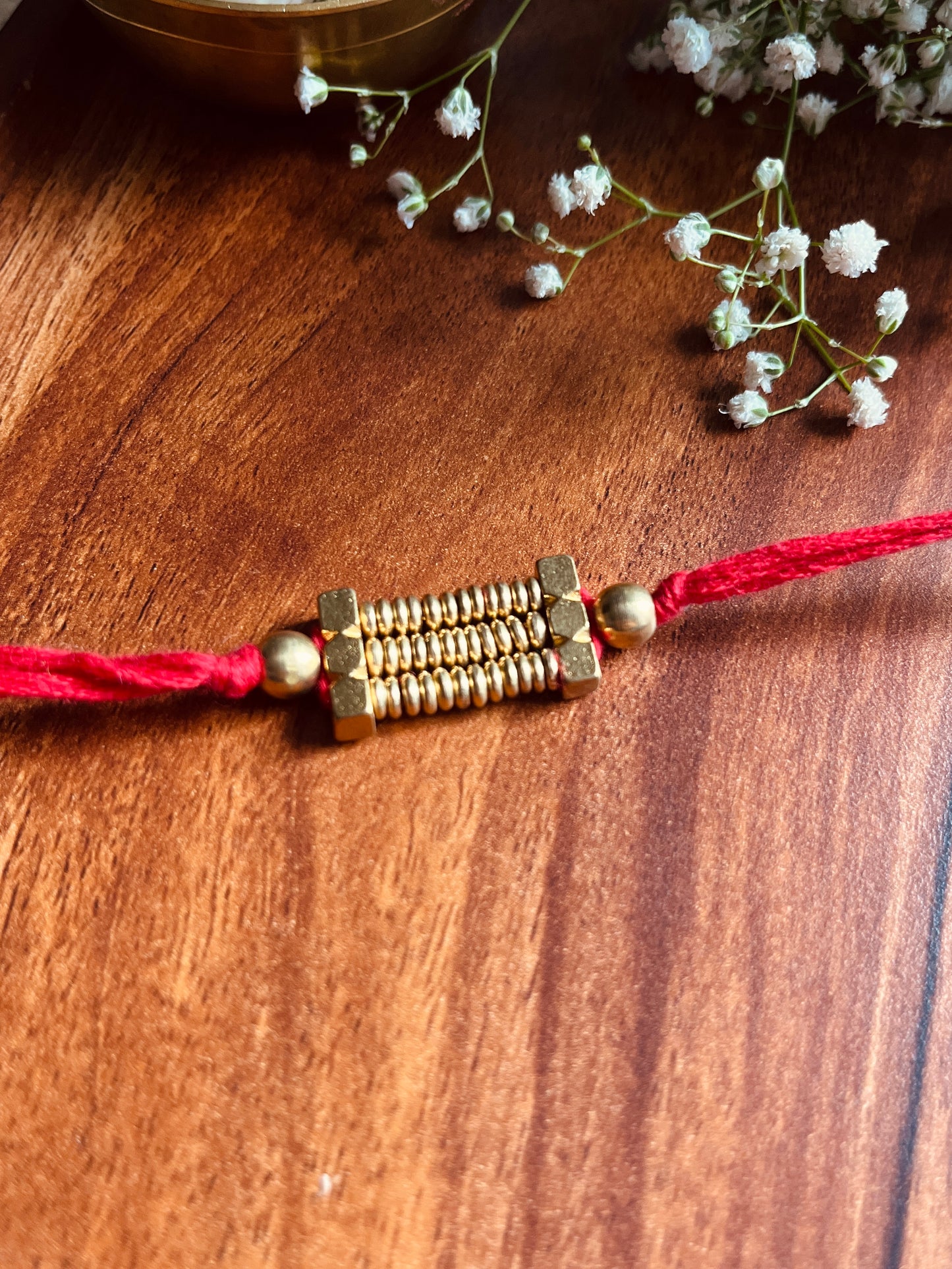 Golden Loom Rakhi