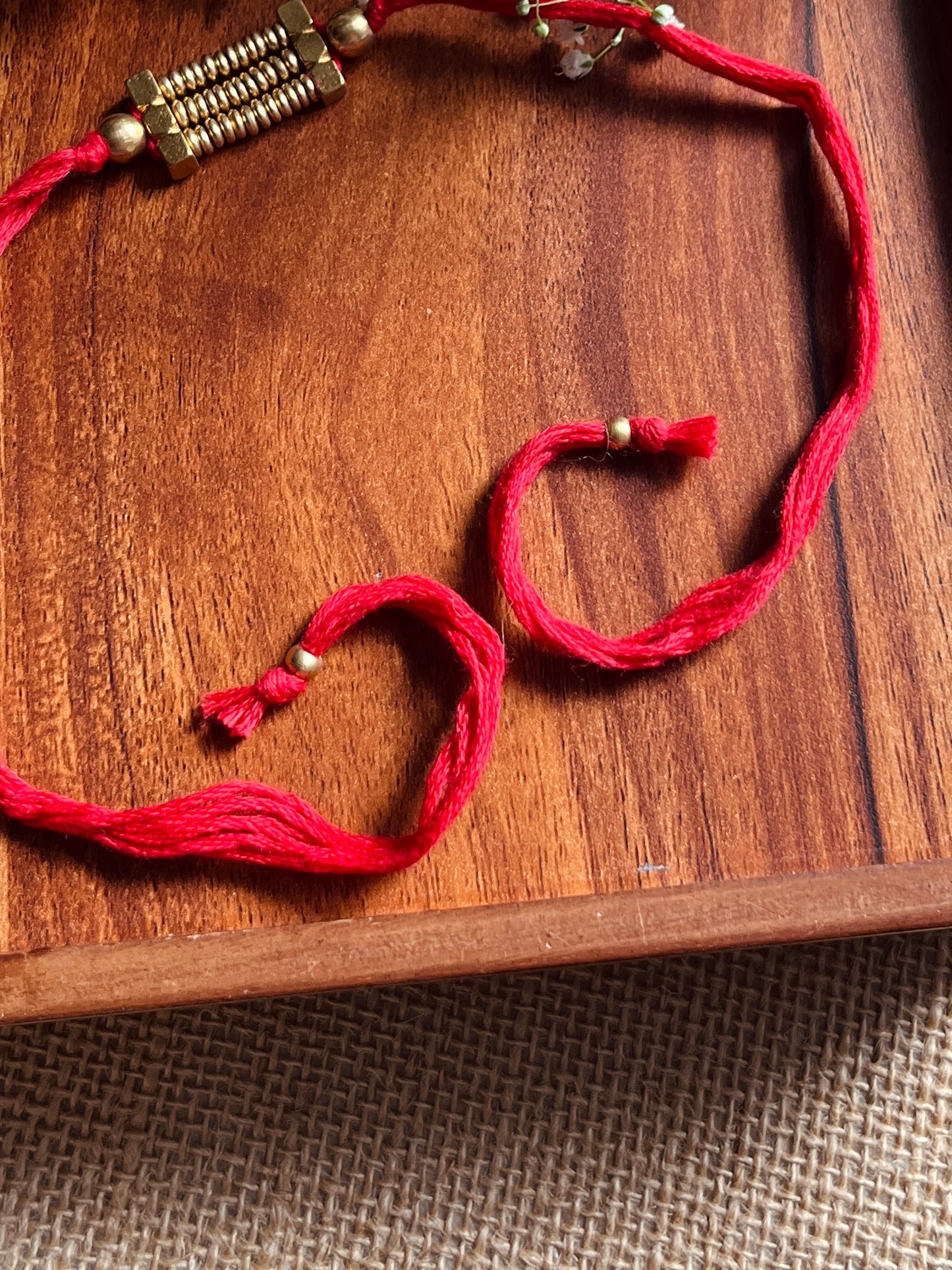 Golden Loom Rakhi