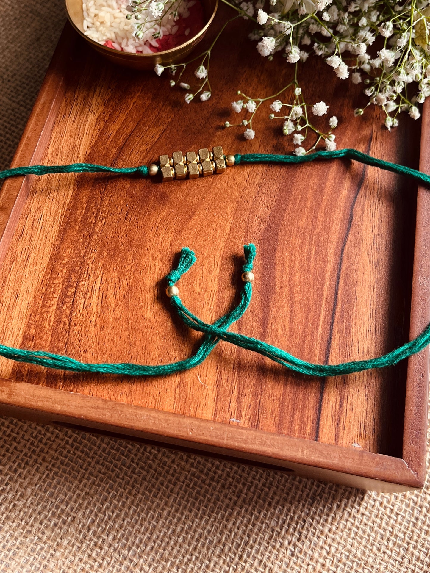 Trinity Gold Rakhi