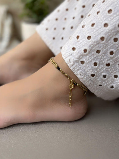 Nomad Talisman Double-Strand Anklet