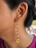 Rose Quartz Dangler