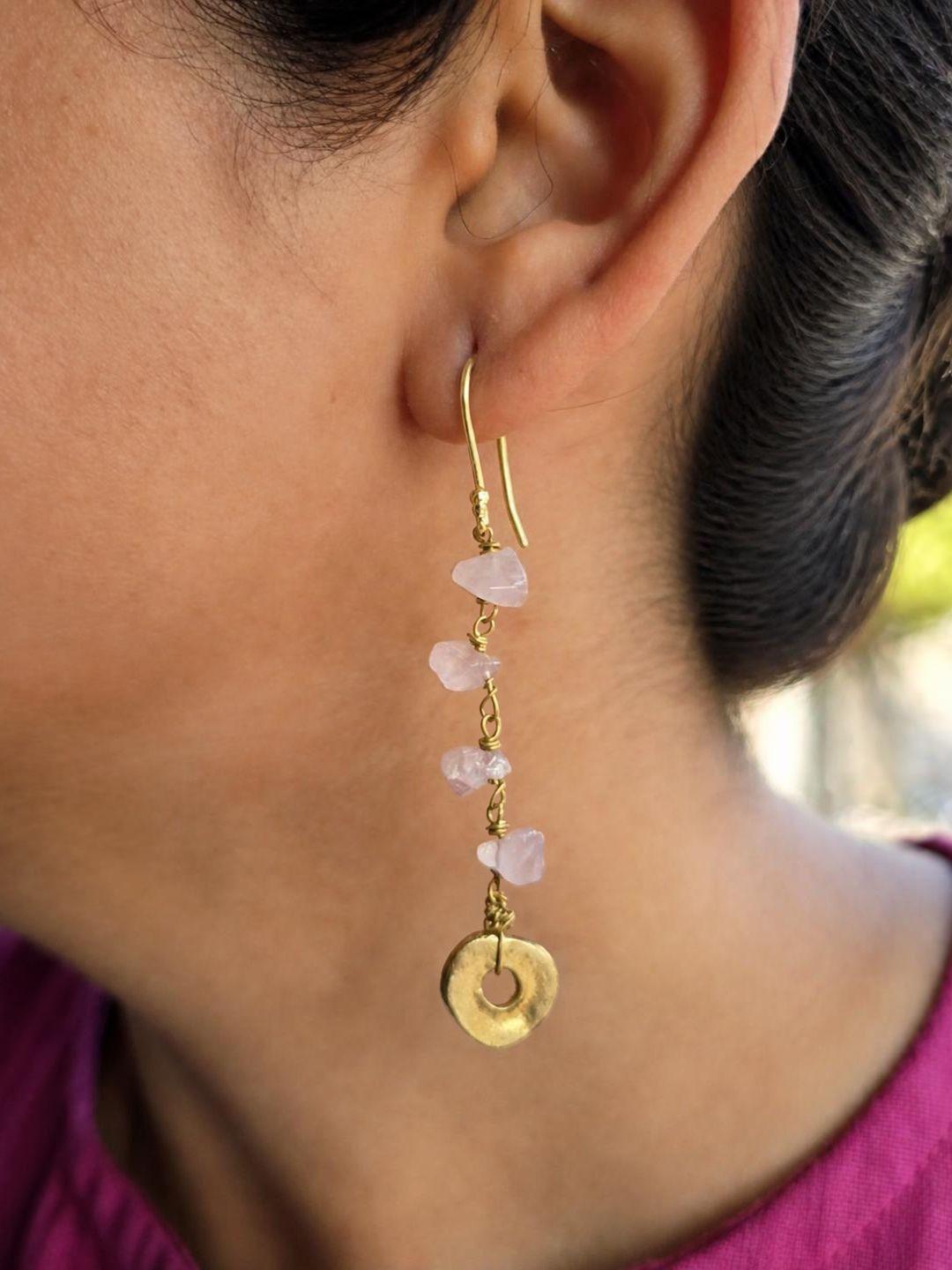 Rose Quartz Dangler