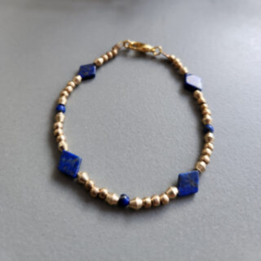 Lapis bracelet 1