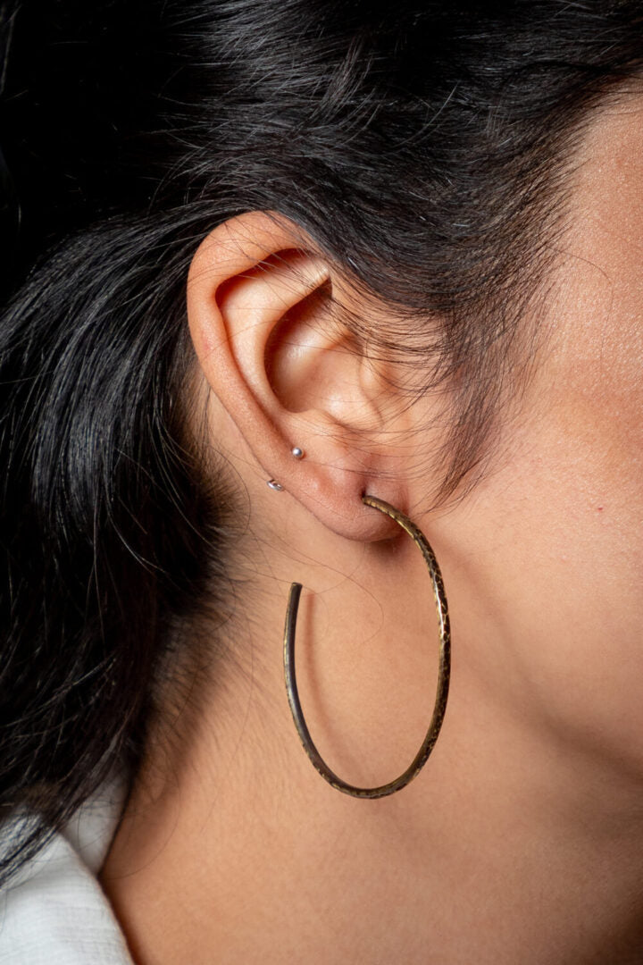 Textured hoops (big)