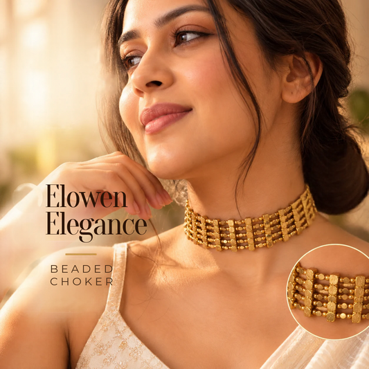 Elowen Elegance Beaded choker
