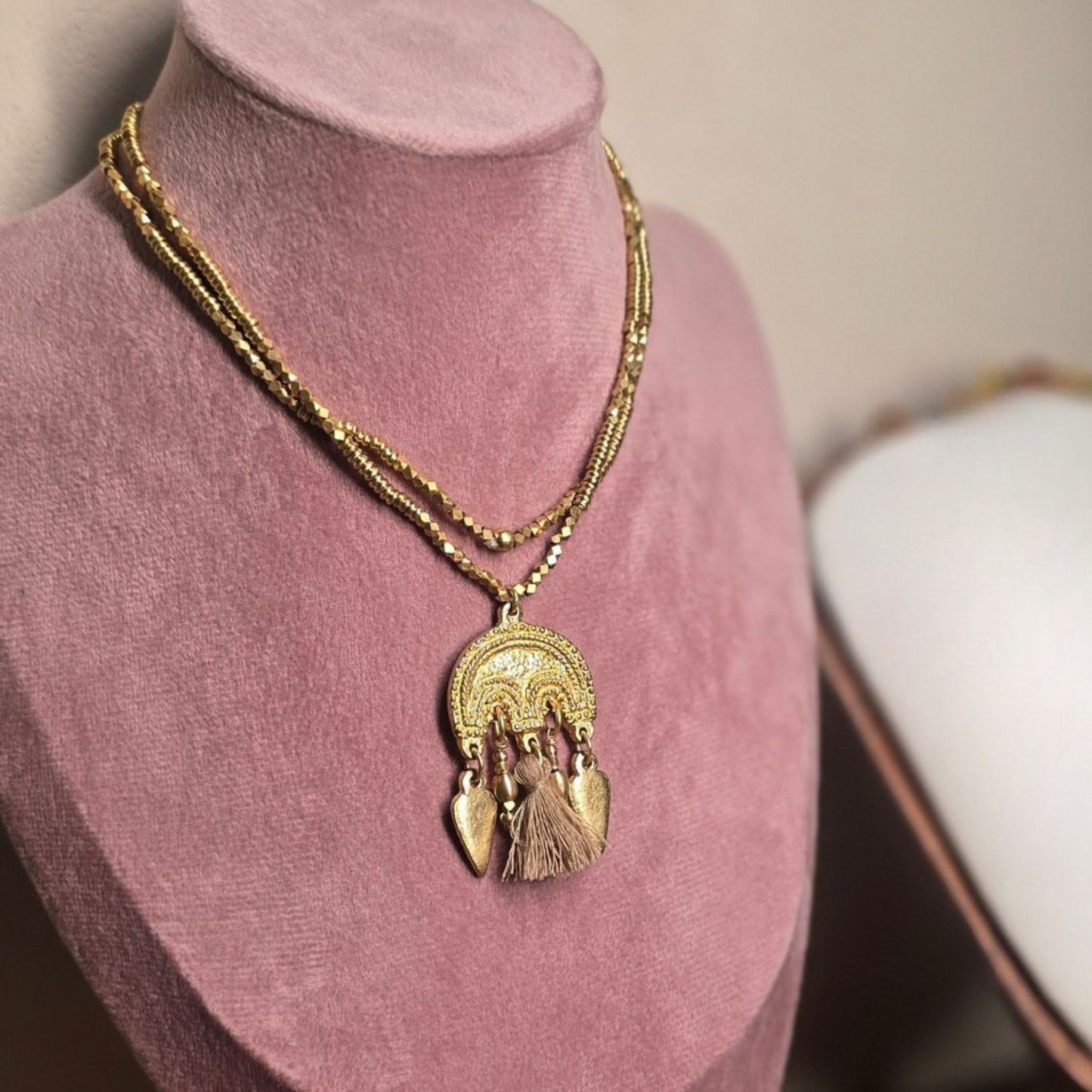 Chandrika long necklace