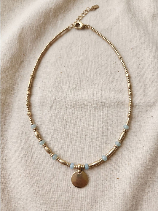 Dainty Charm Necklace - Circular