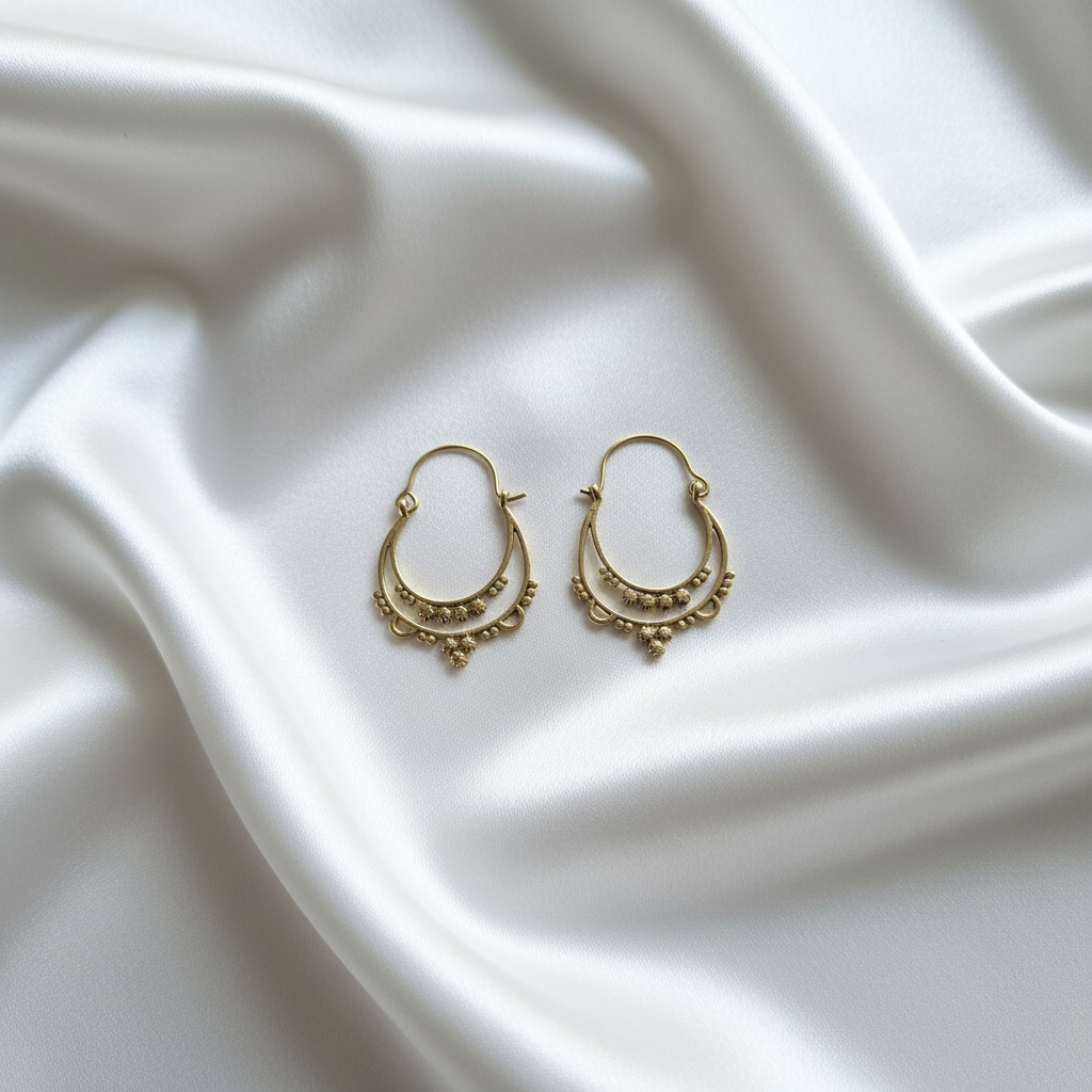 Elina hoops flat lay