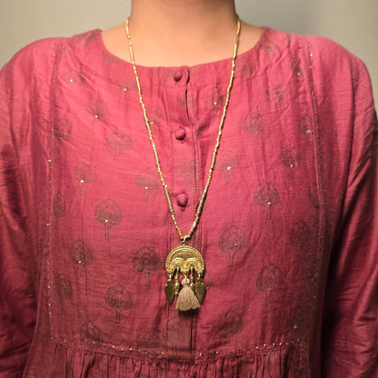 Chandrika long necklace