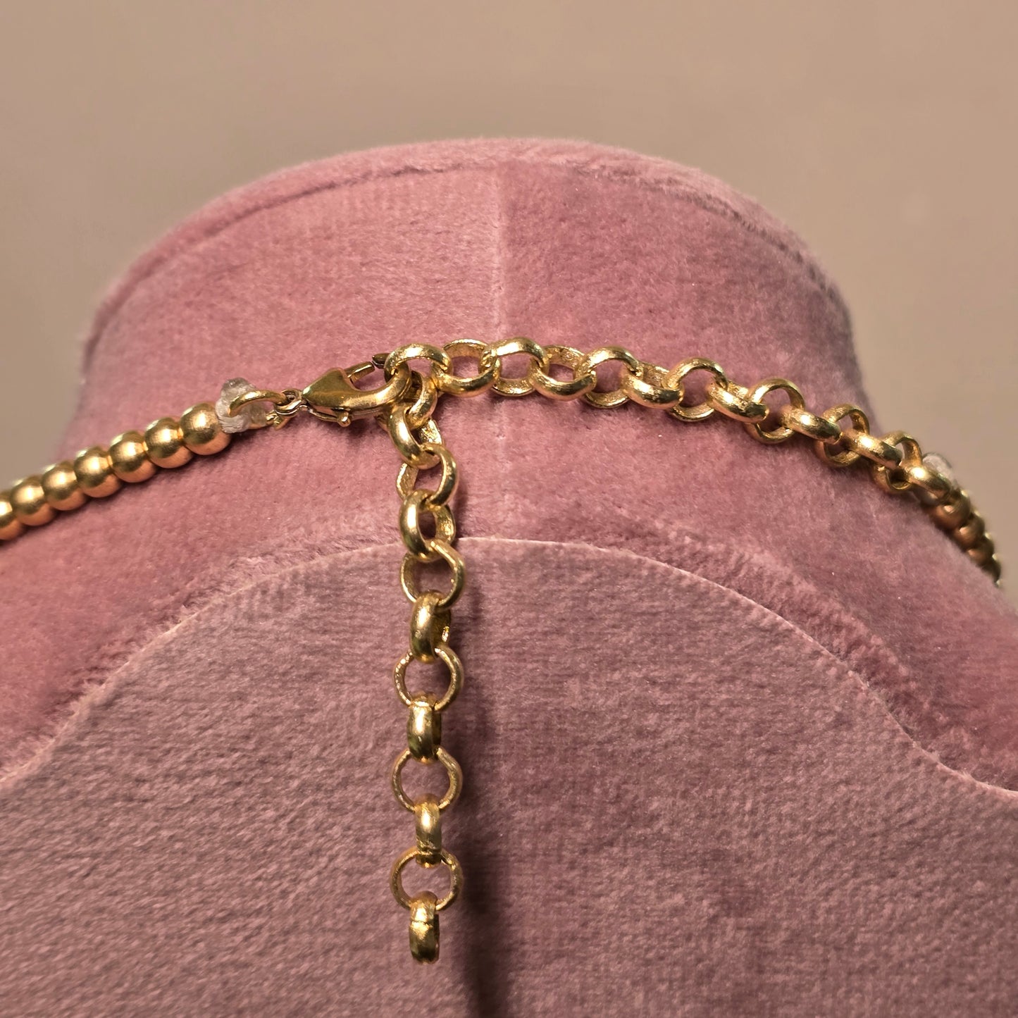 Layered Brass Tube Necklace