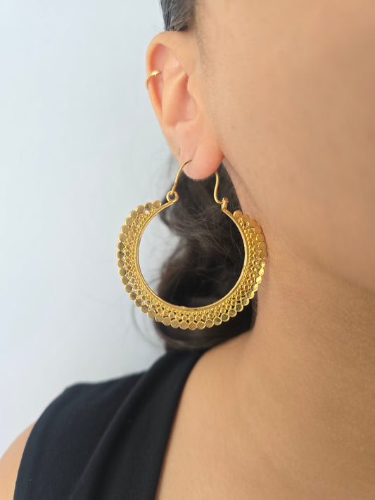 Bianca hoops - large