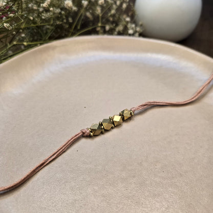 English color Brass rakhi
