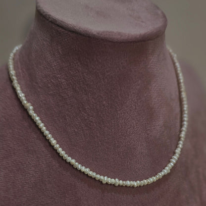 Dainty pearl necklace