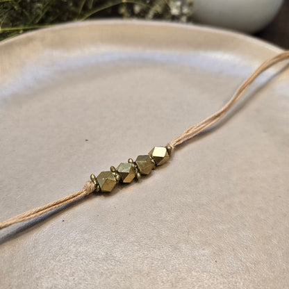 English color Brass rakhi