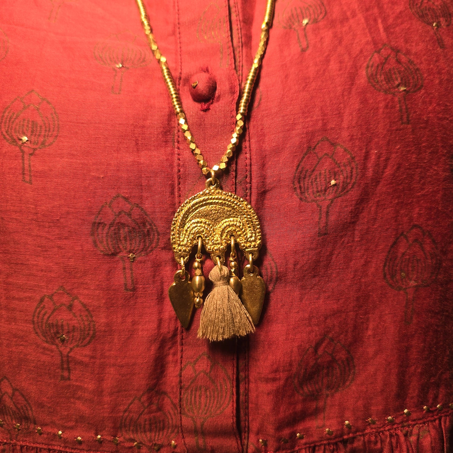 Chandrika long necklace